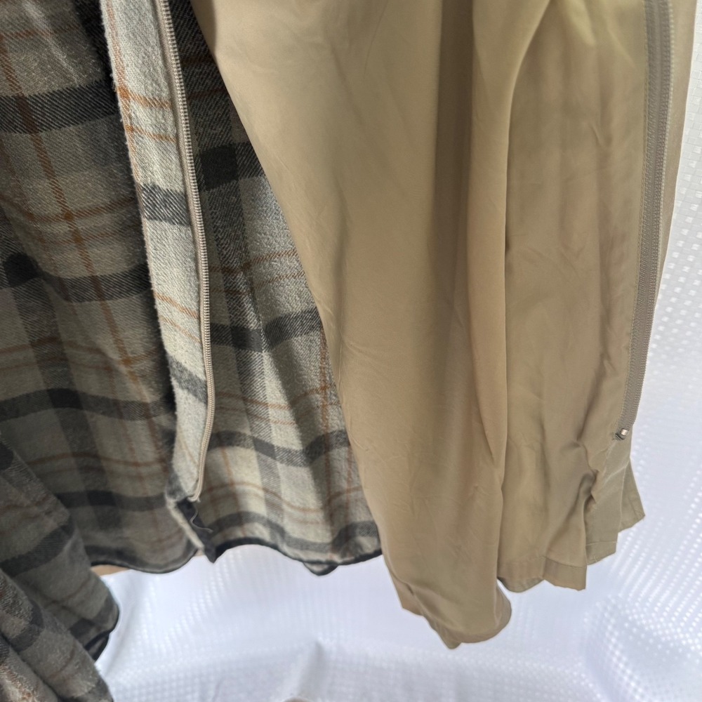 Vintage C&A Trench Mac Double Breasted Belted Coat Size 38 - Picture 12 of 13